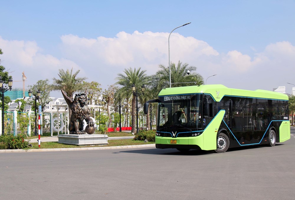 Ciudad Ho Chi Minh experimenta cinco rutas de autobuses electricos hinh anh 5
