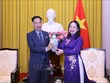 Vicepresidenta vietnamita recibe a delegación camboyana