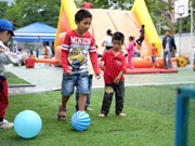 Amenas actividades en “Día para Niños con autismo” en Hanoi
