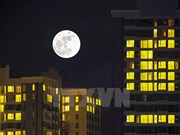 [Photo] Super luna más grande 	en 100 años en Hanoi
