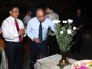 [Fotos] Premier Xuan Phuc rinde tributo a voluntarias caídas en encrucijada de Dong Loc