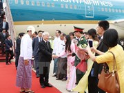 Máximo dirigente partidista de Vietnam visita Myanmar