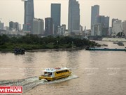 [Fotos] Primer servicio de autobús fluvial lanzado en Ciudad Ho Chi Minh