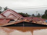 (Fotos) El colapso de presa hidroeléctrica en Laos