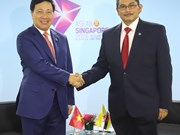 [Fotos] Vicepremier vietnamita se reúne con contrapartes de la ASEAN en Singapur