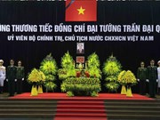 [Fotos] Vietnam rinde homenaje al presidente Tran Dai Quang