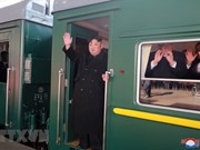 [Fotos] Parte presidente norcoreano en tren a Vietnam para segunda cumbre EE.UU.-RPDC