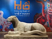 Imágenes de tigres en arte antiguo de Vietnam