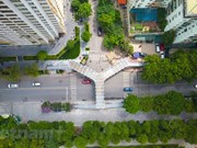 Inauguran puente elevado con forma de letra Y, el más hermoso en Hanoi