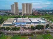 ¿Qué hay dentro del sitio de construcción del nuevo hospital de campaña en Hanoi?