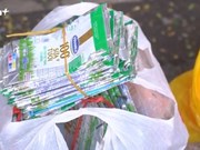 Cambio de basura por comida, idea creativa para reducir la contaminación ambiental en Vietnam