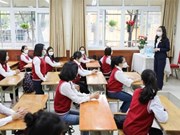Abren escuelas en Hanoi tras casi un año interrumpido por la COVID-19