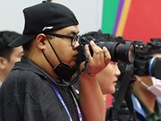Periodista extranjero especial en SEA Games 31 en Vietnam