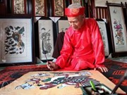(Televisión) Aspira Vietnam a incluir el género de pintura popular Dong Ho en lista de patrimonio