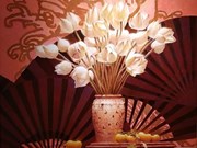 [Foto] Exhiben en Hanoi pinturas sobre flores nacionales de países de la ASEAN