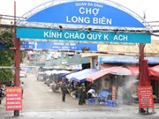 Bloquean temporalmente el mayor mercado mayorista en Hanoi por COVID-19
