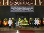 Acto de homenaje póstumo a exviceprimer ministro Truong Vinh Trong
