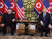 [Fotos] Imágenes de reunión privada entre Trump y Kim Jong-un en Cumbre EE.UU.-RPDC