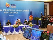 [Foto] ASEAN 2020: Teleconferencia de funcionarios de defensa de ARF en Hanoi