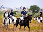 Experimentar equitación en Hanoi