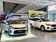 Mercado de automóviles de Vietnam registró aumento leve en julio 