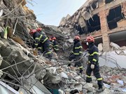 Buscar a víctimas de terremoto, misión de rescatistas vietnamita en Turquía