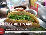 Impresión culinaria única del pan vietnamita