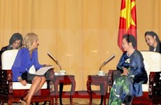 Vicepresidenta vietnamita recibe a esposa de Joe Biden