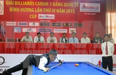 Abierto torneo internacional de billar carambola en Binh Duong