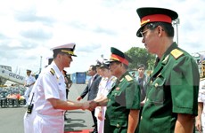 Buque de Armada sudcoreana arriba a Ciudad Ho Chi Minh