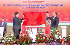 Vietinbank inaugura entidad subordinada en Laos