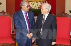 Dirigentes vietnamitas reciben al presidente bangladesí