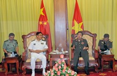 Ministro de defensa recibe a alto oficial de ejército chino