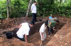Descubren objetos prehistóricos en Ha Tinh