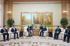 Delegación partidista vietnamita visita Corea del Norte