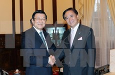 Presidente recibe a gobernador de prefectura japonesa de Kanagawa