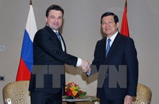 Presidente vietnamita recibe a gobernador de Moscú
