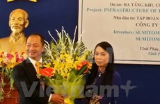 Grupo japonés Sumitomo construirá parque industrial en Vinh Phuc
