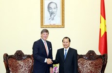  Viceprimer ministro vietnamita recibe a ejecutivo de Citigroup