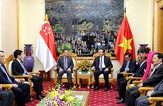Robustecen cooperación Vietnam- Singapur en seguridad