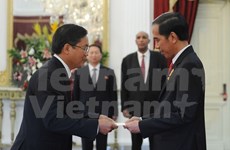 Presidente Joko Widodo recibe a embajador vietnamita