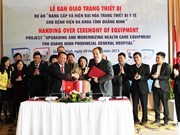 Empresa austríaca transfiere equipos médicos a la provincia de Quang Ninh