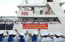 Parten primeras embarcaciones a Truong Sa en ocasión de Año Nuevo