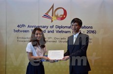Seleccionan logotipo oficial para aniversario 40 de nexos Vietnam-Tailandia