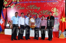 Compatriotas vietnamitas celebran Tet en distintos países