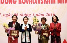 Organiza Vietnam acto conmemorativo a aniversario 30 de Premio Kovalevskaika