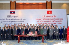 Proyecto de densificación de hitos fronterizos: muestra de amistad Vietnam- Laos