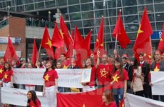 Vietnamitas en Sudcorea protestan acciones ilegales de China en Mar del Este