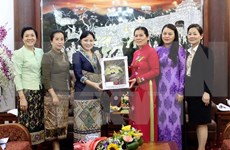 Uniones de Mujeres de Vietnam y Laos refuerzan lazos de cooperación