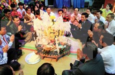 Celebran fiesta laosiana de Bunpimay en Thai Nguyen